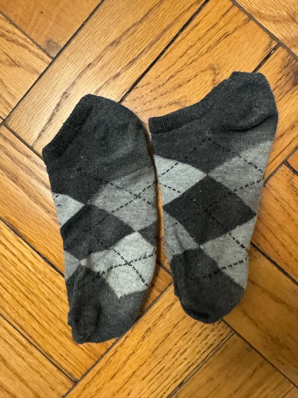 Women’s No-Show Sock Pack - Gray & Charcoal Argyle
